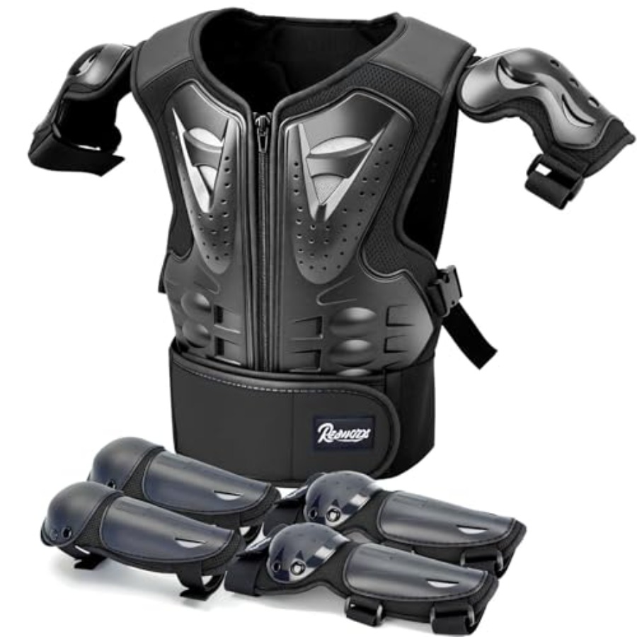 Motorcycle Gear Vest - Teenager Motorcycle Armor Vest Suit Chest