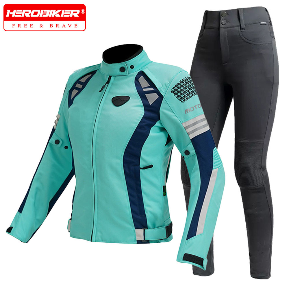 Motorcycle Gear Jacket Women - Women Motorcycle Jacket Pants Four Season
