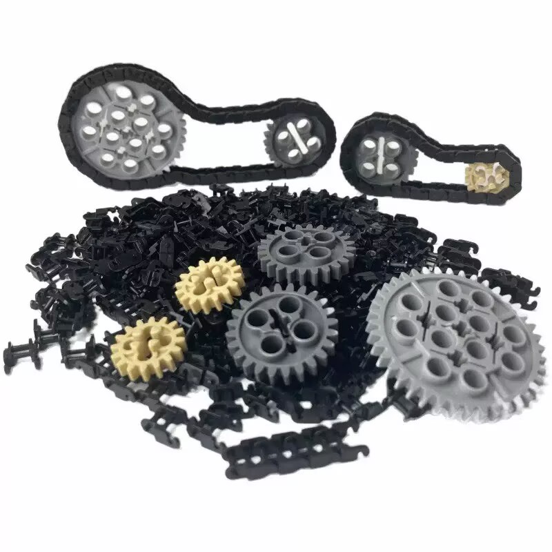 Motorcycle Gear Brand - 5 style chain gear package MOC