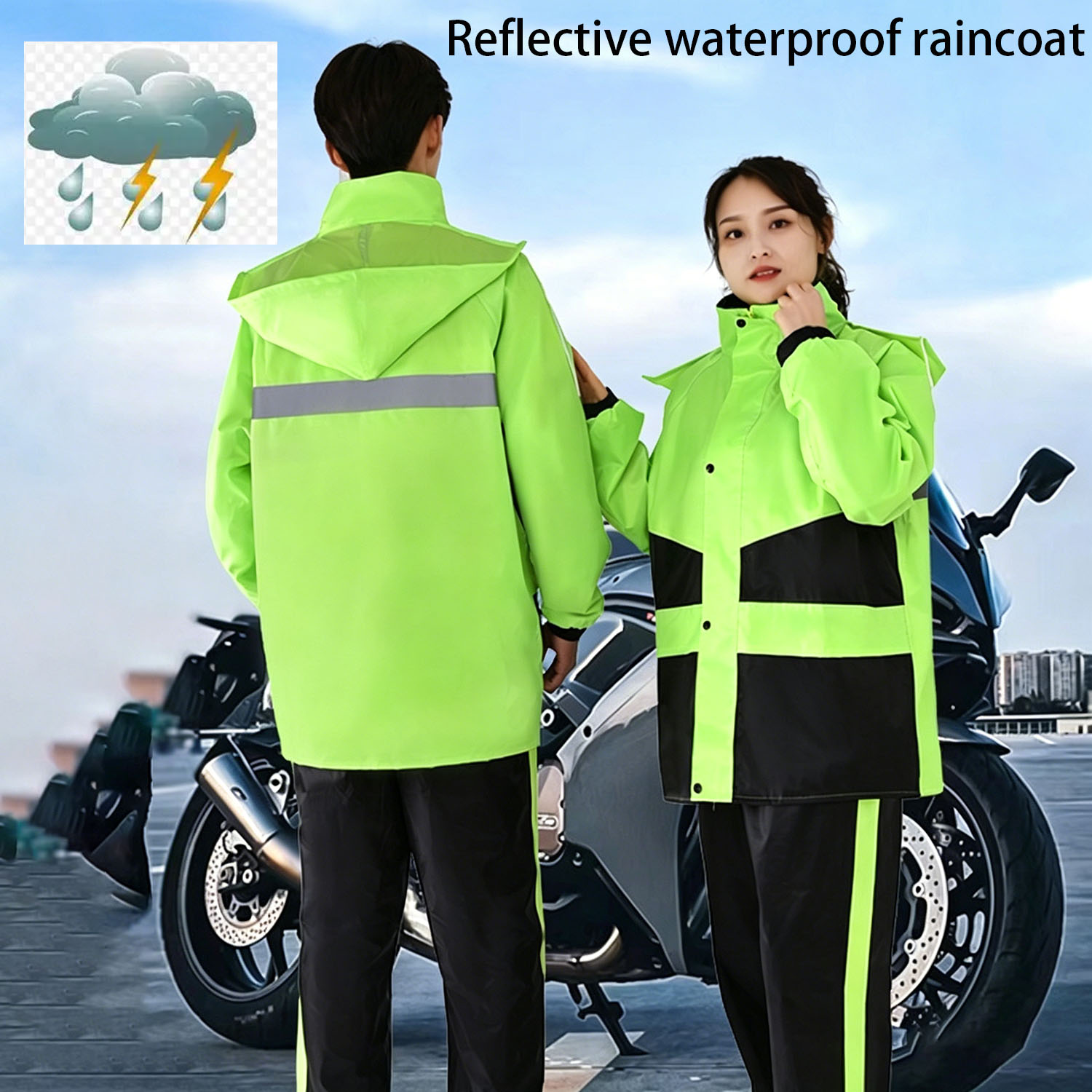 Motorcycle Raincoat Suits Men  – обзор и цена Motorcycle Gear Jacket Women