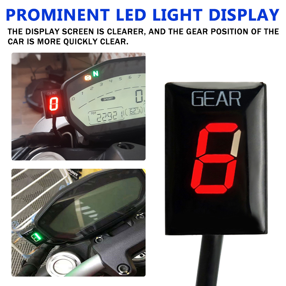 EFI Motorcycle 1-6 Level Speed – обзор и цена Motorcycle Gear Indicator