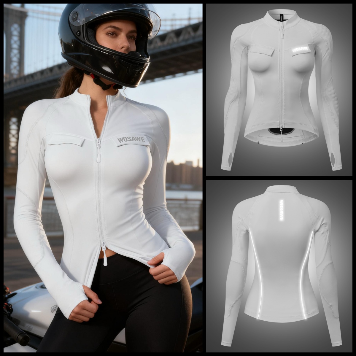 WOSAWE Women Motorcycle Jacket – обзор и цена Motorcycle Gear Jacket Women