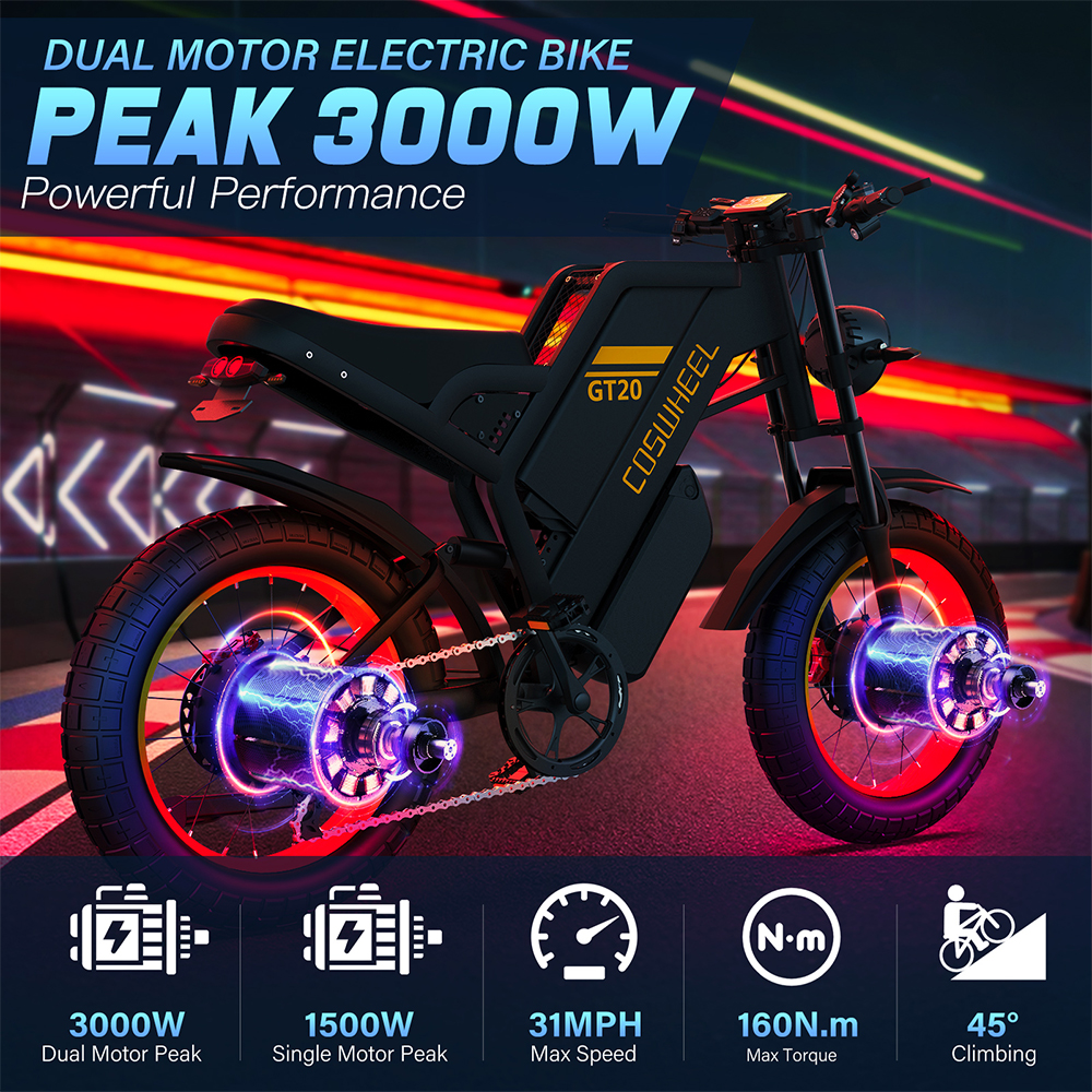 Coswheel Electric bike for Adu – обзор и цена Motorcycle Gear Ratings