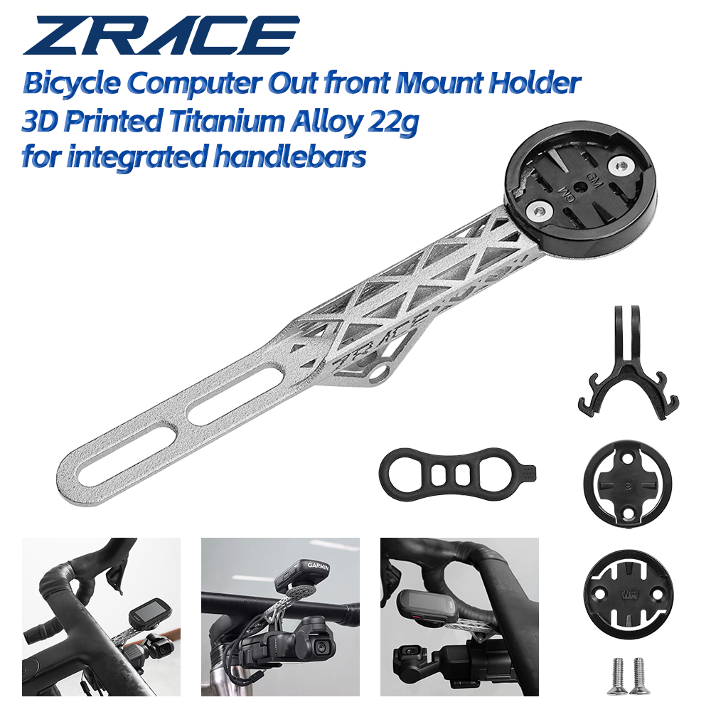 ZRACE 3D Printed Titanium Bike – обзор и цена Phone Mount Handlebar
