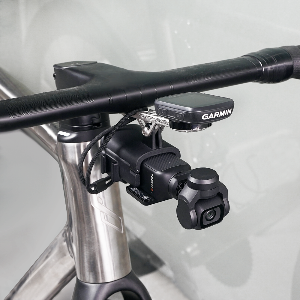 ZRACE 3D Printed Titanium Bike – обзор и цена Phone Mount Handlebar