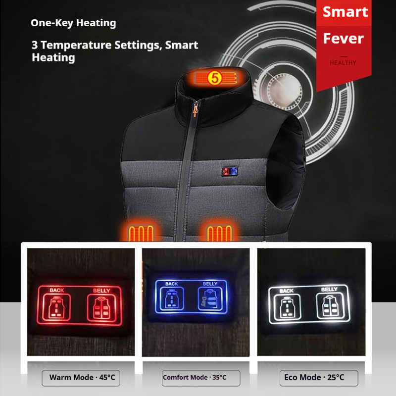 Heated Vest Unisex Charging He – обзор и цена Motorcycle Gear Vest