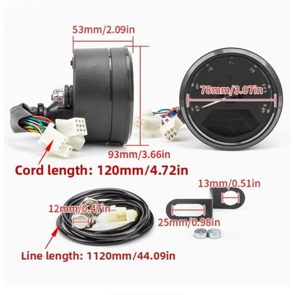 Universal Motorcycle Meter Spe – обзор и цена Motorcycle Gear Indicator
